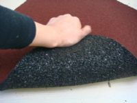 橡胶地砖、彩色弹性橡胶地板、橡胶地垫